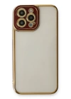 BFS  iPhone 13 Pro Kılıf Liva Lens Silikon - Bordo