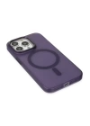 BFS  iPhone 13 Pro Kılıf Lodos Magneticsafe Mat Kapak - Mor