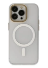 BFS  iPhone 13 Pro Kılıf Lodos Magneticsafe Mat Kapak - Şeffaf