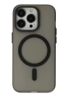 BFS  iPhone 13 Pro Kılıf Lodos Magneticsafe Mat Kapak - Siyah