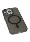 BFS  iPhone 13 Pro Kılıf Lodos Magneticsafe Mat Kapak - Siyah