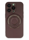 BFS  iPhone 13 Pro Kılıf Lukka Magneticsafe Kapak - Kahverengi