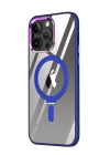 BFS  iPhone 13 Pro Kılıf  Magneticsafe Standlı Kapak - Lacivert