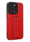 BFS  iPhone 13 Pro Kılıf Mega Standlı Silikon - Kırmızı