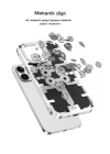 BFS  iPhone 13 Pro Kılıf Mekanik Bumper Kapak - Mavi