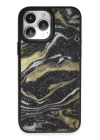 BFS  iPhone 13 Pro Kılıf Moda Simli Kapak - Siyah