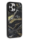 BFS  iPhone 13 Pro Kılıf Moda Simli Kapak - Siyah