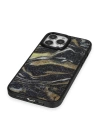 BFS  iPhone 13 Pro Kılıf Moda Simli Kapak - Siyah