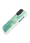 BFS  iPhone 13 Pro Kılıf Moda Simli Kapak - Yeşil