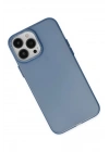 BFS iPhone 13 Pro Kılıf Modos Metal Kapak - Lacivert