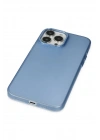 BFS iPhone 13 Pro Kılıf Modos Metal Kapak - Mavi