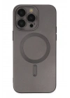 BFS  iPhone 13 Pro Kılıf Moshi Lens Magneticsafe Silikon - Füme
