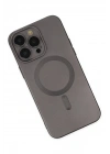 BFS  iPhone 13 Pro Kılıf Moshi Lens Magneticsafe Silikon - Füme
