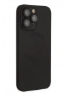 BFS  iPhone 13 Pro Kılıf Moshi Lens Magneticsafe Silikon - Siyah