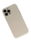 BFS  iPhone 13 Pro Kılıf Nano içi Kadife Silikon - Bej