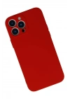 BFS  iPhone 13 Pro Kılıf Nano içi Kadife Silikon - Kırmızı