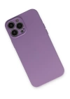 BFS  iPhone 13 Pro Kılıf Nano içi Kadife Silikon - Koyu Lila