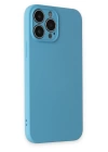 BFS  iPhone 13 Pro Kılıf Nano içi Kadife Silikon - Mavi