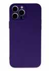 BFS  iPhone 13 Pro Kılıf Nano içi Kadife Silikon - Mor