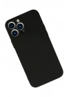 BFS iPhone 13 Pro Kılıf Nano içi Kadife Silikon - Siyah