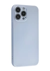 BFS  iPhone 13 Pro Kılıf Nano içi Kadife Silikon - Sky Blue