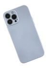 BFS  iPhone 13 Pro Kılıf Nano içi Kadife Silikon - Sky Blue