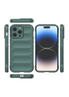 BFS  iPhone 13 Pro Kılıf Optimum Silikon - Koyu Yeşil
