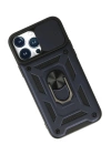 BFS  iPhone 13 Pro Kılıf Pars Lens Yüzüklü Silikon - Lacivert