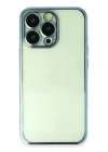 BFS  iPhone 13 Pro Kılıf Razer Lensli Silikon - Açık Mavi