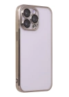 BFS  iPhone 13 Pro Kılıf Razer Lensli Silikon - Gold