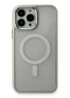 BFS  iPhone 13 Pro Kılıf Room Magneticsafe Silikon - Su Yeşili