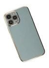 BFS  iPhone 13 Pro Kılıf Volet Silikon - Açık Yeşil