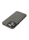 BFS  iPhone 13 Pro Max Kılıf Anka PC Sert Metal Kapak - Siyah