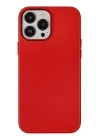 BFS  iPhone 13 Pro Max Kılıf Asya Deri Silikon - Kırmızı