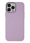 BFS  iPhone 13 Pro Max Kılıf Asya Deri Silikon - Lila