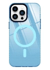 BFS  iPhone 13 Pro Max Kılıf Beta Magneticsafe Silikon - Mavi