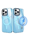 BFS  iPhone 13 Pro Max Kılıf Beta Magneticsafe Silikon - Mavi