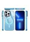 BFS  iPhone 13 Pro Max Kılıf Beta Magneticsafe Silikon - Mavi