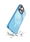 BFS  iPhone 13 Pro Max Kılıf Beta Magneticsafe Silikon - Mavi