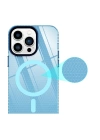 BFS  iPhone 13 Pro Max Kılıf Beta Magneticsafe Silikon - Mavi