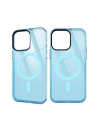 BFS  iPhone 13 Pro Max Kılıf Beta Magneticsafe Silikon - Mavi
