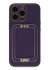 BFS  iPhone 13 Pro Max Kılıf Coco Elit Kapak - Derin Mor