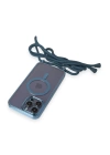 BFS  iPhone 13 Pro Max Kılıf Divo Lazer Askılı Magsafe Kapak - Sierra Blue