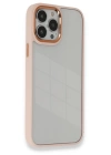 BFS  iPhone 13 Pro Max Kılıf Dora Kapak - Pudra
