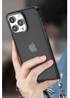 BFS  iPhone 13 Pro Max Kılıf Elegant Kapak - Siyah