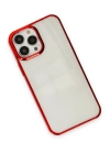 BFS  iPhone 13 Pro Max Kılıf Element Silikon - Kırmızı