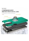 BFS  iPhone 13 Pro Max Kılıf Elit Yüzüklü Kapak - Yeşil