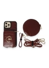 BFS  iPhone 13 Pro Max Kılıf Ermes Kapak - Bordo