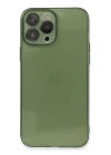 BFS  iPhone 13 Pro Max Kılıf Fly Lens Silikon - Yeşil
