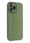 BFS  iPhone 13 Pro Max Kılıf Fly Lens Silikon - Yeşil